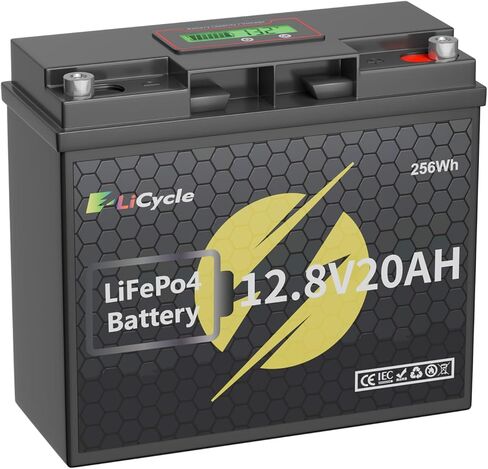 12/12.8v 10ah LifePo4 Lithium Battery 4000+ دورات عميقة قابلة لإعادة الشحن لصالح UPS ، لوحة الطاقة الشمسية ، عجلات الطاقة ، الكاياك فيش ، سكوتر ، RV ، البحرية - تصميم آمن وخفيف الوزن in Kuwait
