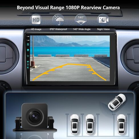 9 بوصة لراديو ستريو ترقية Android 13 لـ F150 2009-2012 مع Carplay Android Auto 1080p Camera/BT5.4 ((4RAM 64 ROM) 9inch) in Kuwait