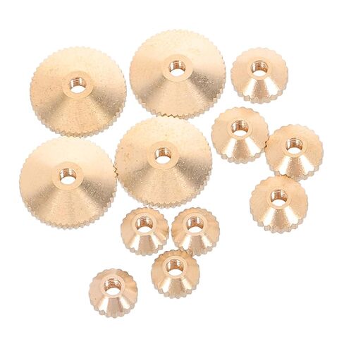 LIFKOME 12pcs Brass Clock Hand Nut Assortment for Clock Mechanism Kit Repair Parts in Saudi Arabia
