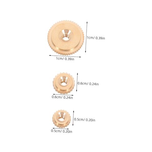 LIFKOME 12pcs Brass Clock Hand Nut Assortment for Clock Mechanism Kit Repair Parts in Saudi Arabia