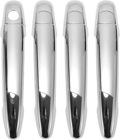 Car Door Handle Cover Trim for Toyota Camry 2007-2011 |Side Door Handle Cover| Durable| 1 Set Carbon Fiber Black in Saudi Arabia