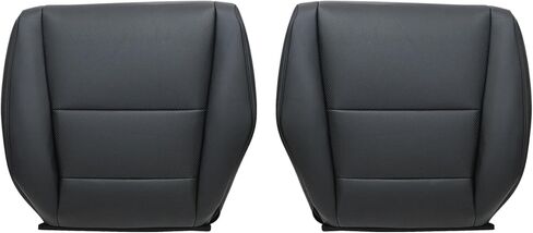 SecosAutoparts Driver & Passenger Side Bottom Replacement Leather Perforated Seat Covers Gray Compatible with Acura TSX 2009 2010 2011 2012 2013 2014 in Saudi Arabia