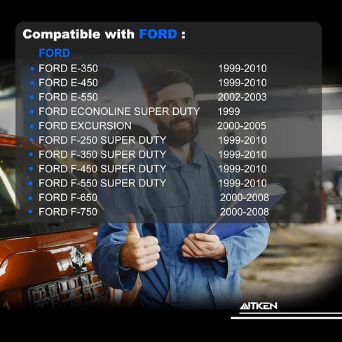 AITKEN توهج التوصيل وحدة التحكم سلك تسخير موصل التوصيل متوافق مع Ford Super Duty F250 F350 Excursion OEM # YC3Z-12B533-AA. in Saudi Arabia