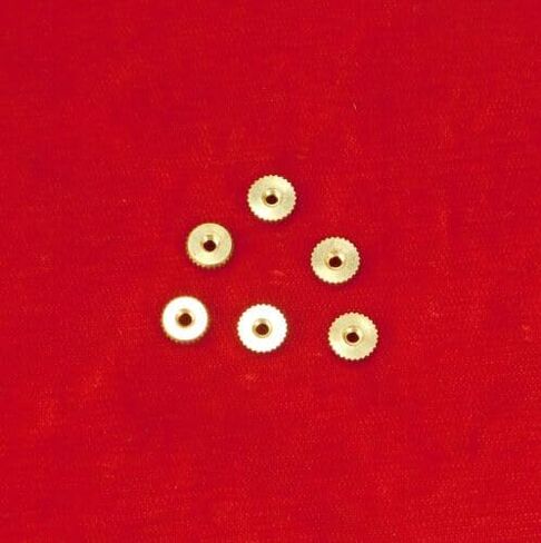 Replacement for Cuckoo Clock Hand Nut LOT of 6 Nuts Fits Regula German Brass Part Fits 25 35 34 in Saudi Arabia
