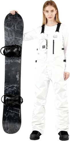 MUTUSNOW Ski Bibs Women and Mens,Waterproof Snow Bib,Adjustable Ski Overalls for Snowboard Snow Sports in Saudi Arabia