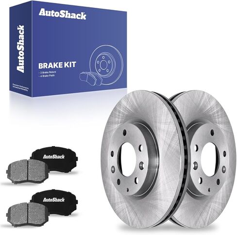 Autoshack Front Brake Kit Praking for 2007-2012 MAZDA CX-7 2.3L 2.5L AWD FWD DISCRING ROTORS مع منصات الفرامل الخزفية 11.6 "(295.7 مم) RSCD41462-41462-1258-2-4 in Saudi Arabia
