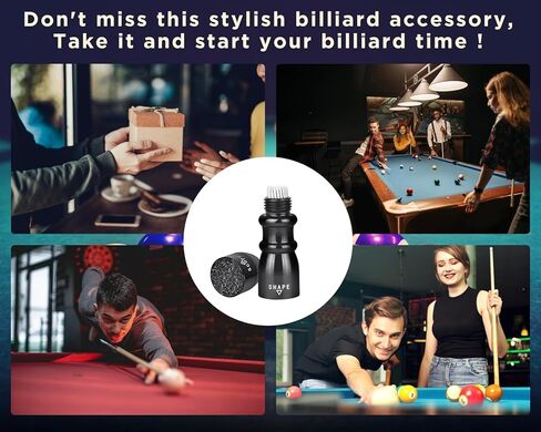DS. DISTINCTIVE STYLE Aluminium Alloy Pool Cue Tip Shaper Tool - Billiards Accessory for Cue Maintenance in Saudi Arabia