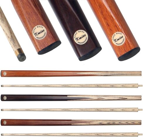 Kmise 9.5mm Pool Stick Set of 3, 57-inch 18oz 19oz 20oz Pool Cues, Splicing Process Handcraft Maras/Black Walnut/Chacate Preto Wood Cue Sticks for Adults Men Women Bar House Billiard Table Sport in Saudi Arabia