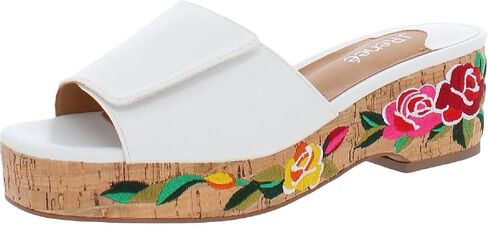 J. Renee Pardner Women’s Sandal ، 8.5 B (M) US ، White-Floral in Saudi Arabia