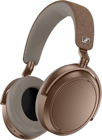Sennheiser Momentum 4 سماعات الرأس - سماعات رأس Bluetooth للمكالمات المتوسطة الكريستال ، إلغاء الضوضاء التكيفية ، عمر البطارية 60 ساعة ، الوزن الخفيف ، البني in Kuwait