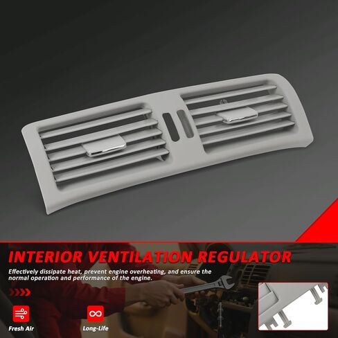 Front Center Dash AC Air Vent Black Fit 2006-2017 for Benz W251 R350 R300 R500 Replacement Number # 2518300554 (Gray) in Saudi Arabia