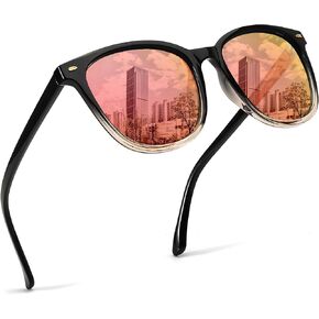 FancyPink Women's Polarized Sunglasses UV400 Protection Mirrored Beach Eyewear Trendy Sunglasses for Women in Kuwait