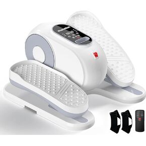 تحت جهاز الإهليلجي المكتبي ، تمرين الساق كما يظهر على شاشة التلفزيون أثناء الجلوس مع كبار مع التحكم عن بعد ، وممارسات دواسة محمولة وهادئة مع 12 سرعة قابلة للتعديل ، أسود in Kuwait