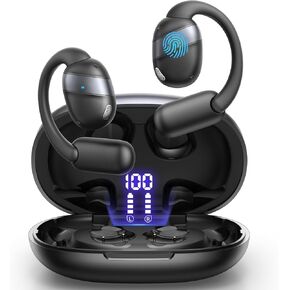 Joyroom OE3 أذن مفتوحة الأذن اللاسلكية ، وسماعات الرأس بلوتوث 5.4 ، مقطع أذن خفيف الوزن على شكل حرف L ، تحكم في زمن الوصول المنخفض ، واتصال الجهاز المزدوج ، والباس الغامرة ، وارتداء مريح طوال اليوم in Kuwait