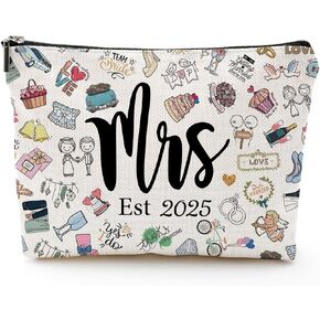 Camping Makeup Bag for Women, RV Owners, Sister, Bestie, Friend, BBF - Beige in Kuwait