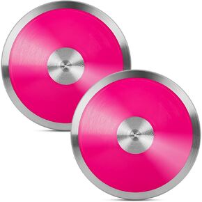 2 Pcs Sports Training Discus for School Track and Field, 1kg Nylon Discus with Steel Rim and Center, Men Women Discuses for Outdoor Practice Throwing in Kuwait