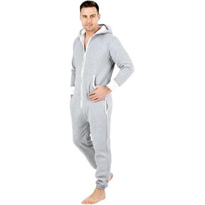 Juicy Trendz Fuxion Mens Onesie Adult Jumpsuit - Warm Hooded Onesie for Men & Women - Cozy Nightwear and Loungewear in Kuwait
