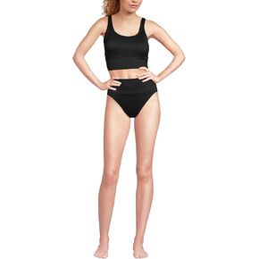 Lands' End Women's Tugless Tankini Top and High Waisted Bottom Swimsuit Set in Kuwait