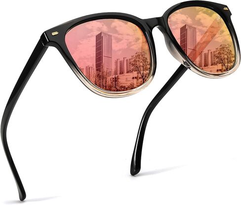 FancyPink Women's Polarized Sunglasses UV400 Protection Mirrored Beach Eyewear Trendy Sunglasses for Women in Kuwait
