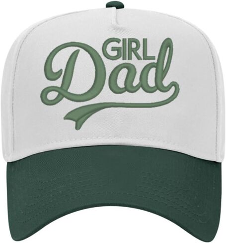 ALLNTRENDS Girl Dad Snapback Two Tone Hat Embroidered Cap Father's Day Hats in Saudi Arabia