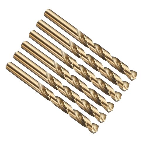 بتات Patikil 5.5 مم ، M42 8 ٪ Cobalt عالي السرعة الصلب Jobber مستقيم Shank 135 ° الذهب لسبائك التيتانيوم عالية درجة الحرارة المعدنية-4 حزمة in Kuwait