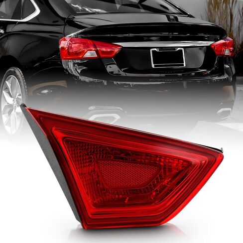KEEKPO - For 2014 2015 2016 2017 2018 2019 Chevy Impala Red/Clear Inner Tail Light Lamp Replacement Right Passenger Side in Kuwait