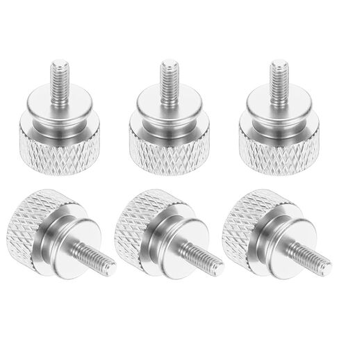meccanixity 12 pcs m3x7mm knurled thumb screup case case thould leglen shiden sced sloy aluminium for pc case ، blue blue in Kuwait