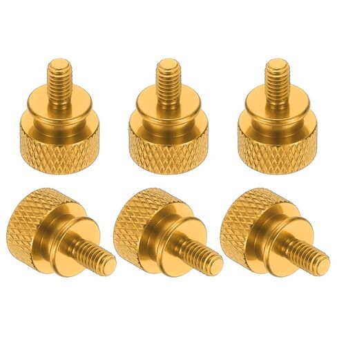 meccanixity 12 pcs m3x7mm knurled thumb screup case case thould leglen shiden sced sloy aluminium for pc case ، blue blue in Kuwait