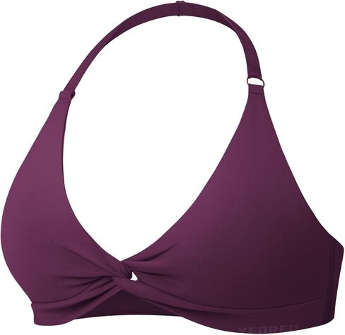 YEOREO Halter Sports Bras for Women Low Impact Removable Padded Adgustable Front Twist Deep V Seamless Workout Gym Tops in Saudi Arabia
