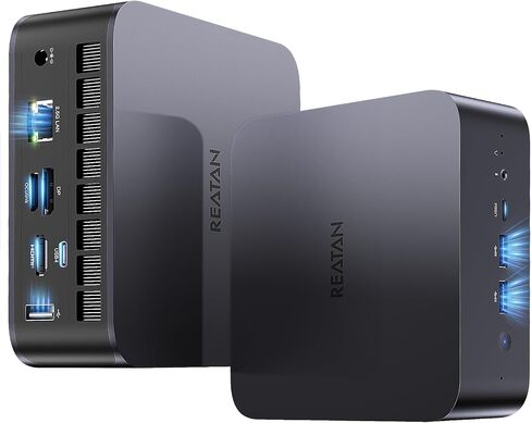 Reatan Mini PC ، كمبيوتر صغير ، رباعي النواة I5 1135G7 - حتى 4.2 جيجاهرتز توربو ، NVME SSD DDR4 RAM ، WiFi 6 ، BT 5.2 Thunderbolt 3،8K Support ، Quadruple Mon in Kuwait