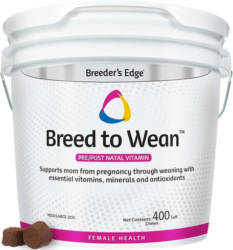 Revival Animal Health Breeder's Edge Breed to Wean Pre/Postnatal Vitamin for Med/Lg Dog- 100 ct in Saudi Arabia
