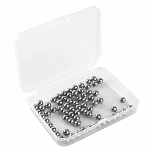 220Pcs 304 Stainless Steel Ball Bearings (5.5mm) Low Magnetic, Corrosion Resistant - for Paint Mixing, Food Machinery, Medical Equipment, Automotive Parts in Kuwait
