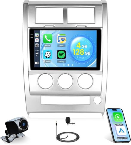 Roinvou [2G+64G] Android 13 Car Stereo for Jeep Liberty 2008 2009 2010 2011 2012 with Wireless Carplay Android Auto, 10.1" Touch Screen Car Radio Support GPS/WiFi/Bluetooth/26UI/Voice Control in Saudi Arabia