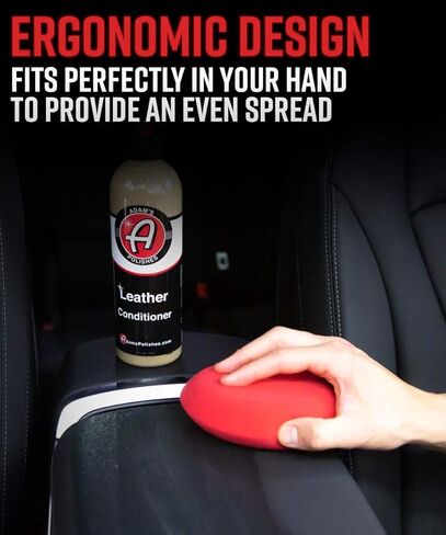 Adam's Polishes Premium Interior Dressing Applicators - for Use On Boat, Bike, RV, Auto Interior Car Accessories, Seats, Vinyl, Dashboard, Steering Wheel & More to Clean & Restore Color Back (2 Pack) in Saudi Arabia
