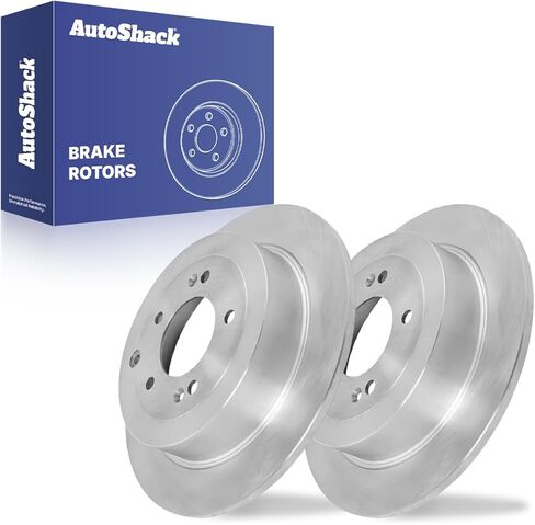 Autoshack الخلفي حفر ودوارات الفرامل المشقوق | استبدال لعام 2016-2021 Hyundai Tucson 2017-2022 KIA Sportage 1.6L 2.0L 2.4L AWD FWD | المطاطية الإلكترونية | 2-PC مجموعة | Shadowguard in Saudi Arabia