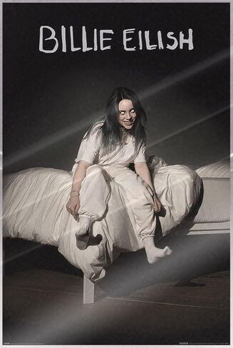 Billie Eilish - ملصق موسيقى (عندما ننام جميعًا ، أين نذهب؟ - غلاف الألبوم) (الحجم: 24 "× 36") (دون إطار) in Kuwait
