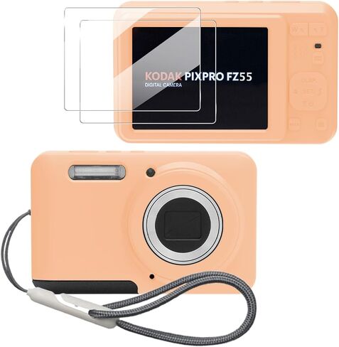 علبة السيليكون لـ Kodak Pixpro FZ55 مع Lanyard Kodak Pixpro FZ55 Case- White in Kuwait