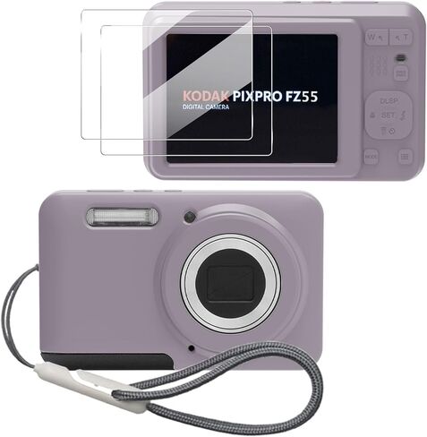 علبة السيليكون لـ Kodak Pixpro FZ55 مع Lanyard Kodak Pixpro FZ55 Case- White in Kuwait