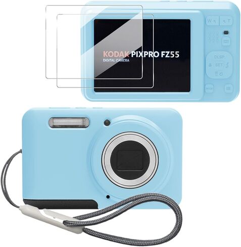 علبة السيليكون لـ Kodak Pixpro FZ55 مع Lanyard Kodak Pixpro FZ55 Case- White in Kuwait