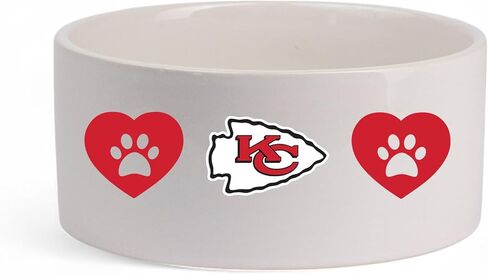 The Memory Company | Licensed NFL Team Color Ceramic Pet Bowl in Kuwait