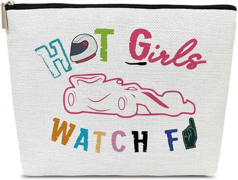 Formula 1 Makeup Bag, Racing Gifts Cosmetic Bag for Purse, Formula 1 F1 Merch Makeup Pouch, Gifts for Nascar Racer Motorsport Lovers Athlete Coach, Grand Prix Present, BOX BOX FORMULA 1 in Kuwait