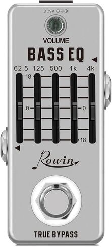 Guitar Pedals, 5-Band Guitar Graphic Equalizer Pedal with Master Level Control - True Bypass & Metal Shell in Kuwait