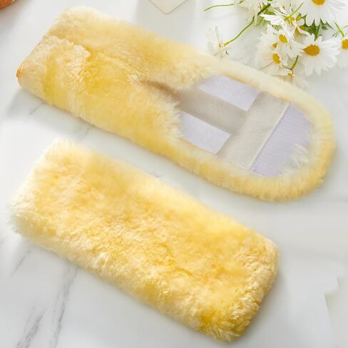 Dingion 2 Pack 13 100% Pure Lambswool Replacement, Lambswool Wash Mitt for Washing Cleaning RV, Boat, Plane, Car or Truck in Saudi Arabia