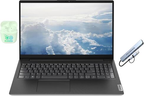 Lenovo V15 G4 15.6 "كمبيوتر الكمبيوتر المحمول FHD ، تخزين 24 جيجابايت من ذاكرة الوصول العشوائي 1.5 تيرابايت (1 تيرابايت SSD+512GB مجموعة محطة الإرساء) ، 8 cores AMD RYZEN 7 ، Windows 11 Pro مع Microsoft Office ، بالإضافة إلى الأذن الأذن ، Black. in Kuwait