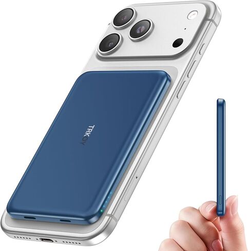 for Magsafe Portable Charger Power Bank,5000mAh Slim Wireless Magnetic Power Bank with USB C Fast Charging,Travel Essential for Magsafe Battery Pack Compatible with iPhone 17/16/15/14/13/12 Series in Kuwait