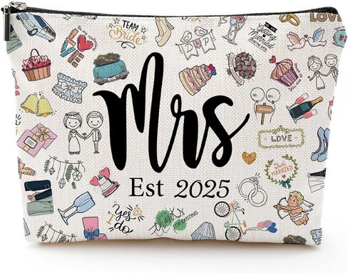 Camping Makeup Bag for Women, RV Owners, Sister, Bestie, Friend, BBF - Beige in Kuwait