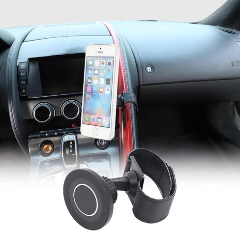 Car Central Control Recrest Phone Mount for Jaguar F-Type 2013-2024 Auto Auto Mobile Holder Accessories (Style A) in Kuwait