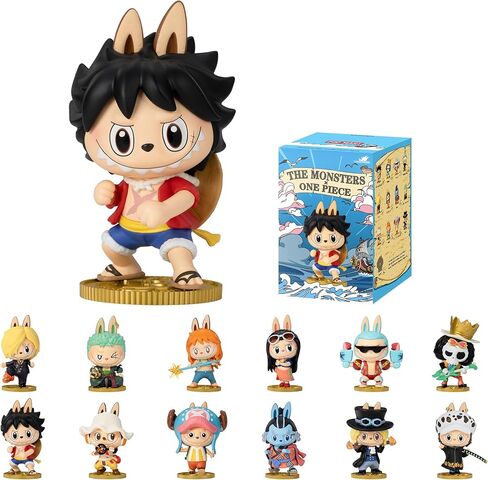 Pop Mart the Monsters × One Piece Series شخصيات أعمى ، شخصيات التصميم العشوائي ، ألعاب القابلة للتجميع ، ديكورات منزلية ، هدايا عيد ميلاد العطلات للفتيات والفتيان ، صندوق واحد in Saudi Arabia