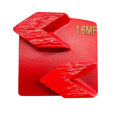 9 Pcs Pro REDICLOCK Diamond Grinding Shoes Medium Bond for Medium Floor (Grit Optional), for Husqvarna Floor Grinding Machine Red RL3 Rl3 in Saudi Arabia