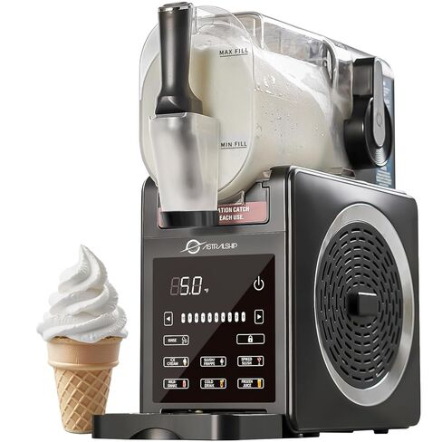 Slushie Machine 85oz Frozen Drink Maker with 6 Preset Programs, Smart Temp Control, Rinse, Low-Sugar & Alcohol Alerts Slush Maker for Milkshakes, Margarita Smoothie, Frappes and More, No Ice Needed in Saudi Arabia
